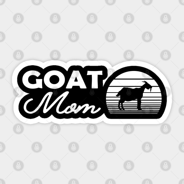 Goat Mom Sticker by KC Happy Shop